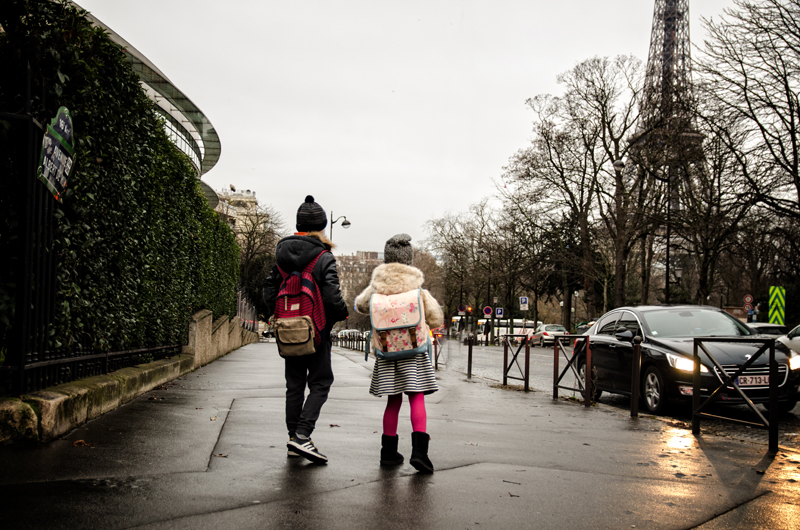 Paryż droga do szkoły